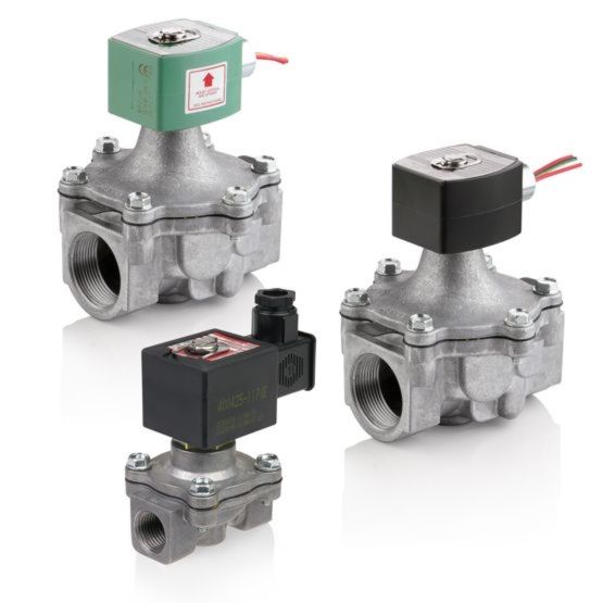 ASCO 8215G020 24DC 2-Way Aluminum 1/2 In Solenoid Valve  Normally Closed  Air & Vacuum