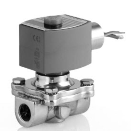 ASCO SC8210G004 24DC 2-Way Brass 1 In Solenoid Valve  Normally Closed  General Service
