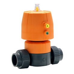 GF 161624613  3/4 In DIASTAR 10 PVC / EPDM Diaphragm Valve with Pneumatic Fail Close Actuator
