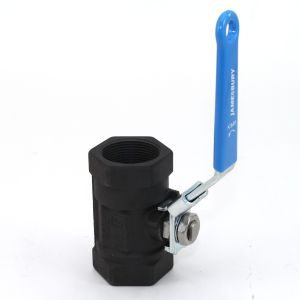 Jamesbury 1-1/2 Series 3000 Ball Valve  Threaded Ends  CS Body