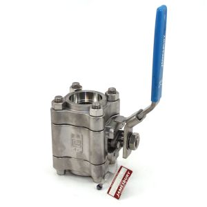 Jamesbury 1 Series 4000 Ball Valve  Socket Weld Ends  SS Body