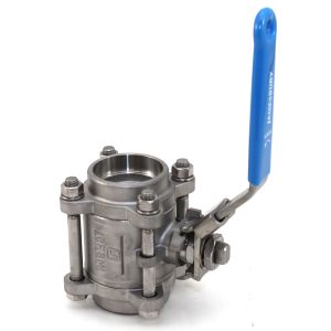 Jamesbury 1/2 Value-Line Ball Valve  Socket Weld Ends  SS Body