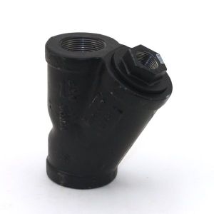 1/2 NPT 11M 250# Threaded Cast Iron Wye Strainer  20 Mesh Screen