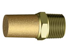 1/8 NPT P18 Porous Metal Exhaust Muffler