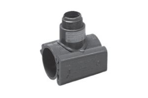 GF Signet PV8S025 2-1/2 In PVC Clamp-On Saddle  Installation Fitting
