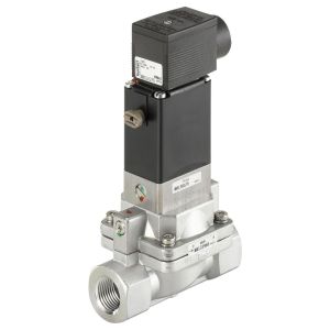 Burkert 329282 120 AC 2-Way Stainless Steel 1/2 In Solenoid Valve Normally Closed General Service