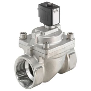 Burkert 306629 120 AC 2-Way Stainless Steel 2 In Solenoid Valve Normally Closed General Service